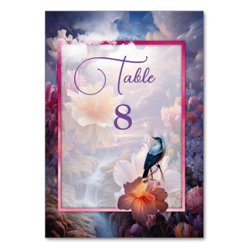 Mystical Flowers of the Supernatural Realm  Table Number