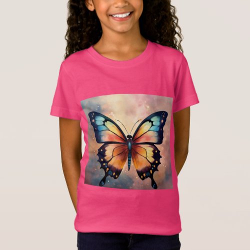 Mystical Flutter Magic Butterfly T_Shirt Design
