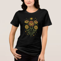 Mystical Folk Flowers Unisex