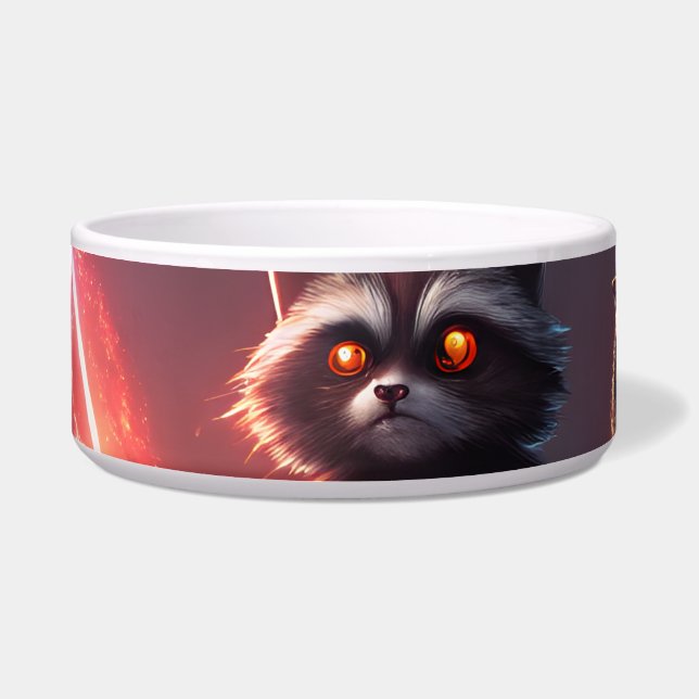 Mystical Forest Battle Animals Art Bowl (Front)