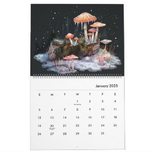 Mystical Forest Cottagecore Calendar
