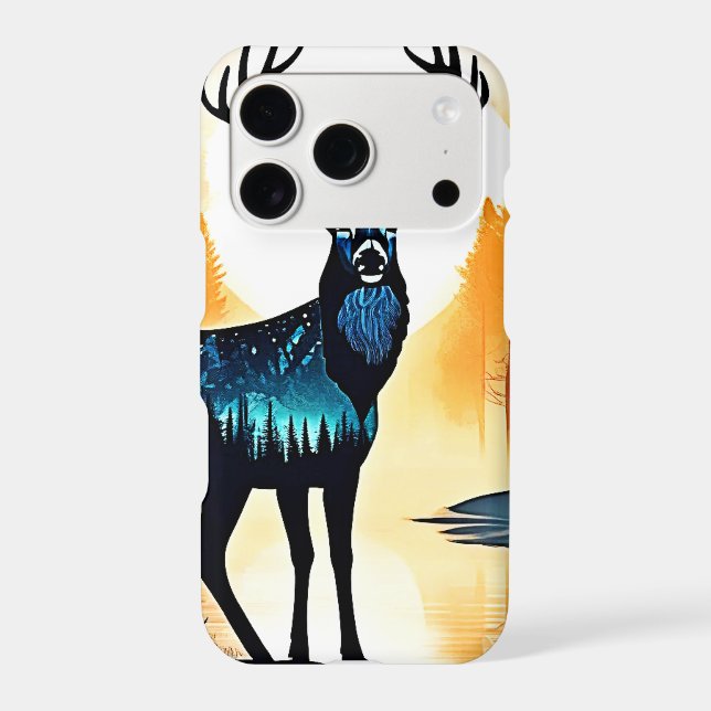 Mystical Forest Deer Iphone Case (Back)