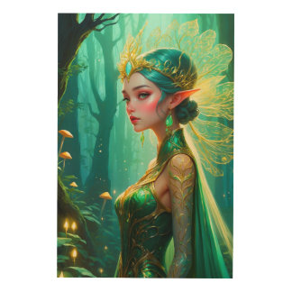Mystical Forest Elven Queen – Fantasy Art Wall Pri