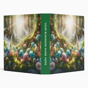 Mystical Forest Fairy Magical Spring Eggs 3 Ring Binder