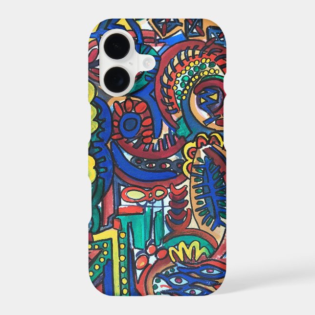 Mystical Forest-Hand Painted Abstract Art Case-Mate iPhone Case (Back)