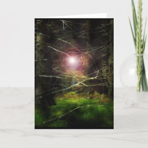 Mystical Forest Holiday Card