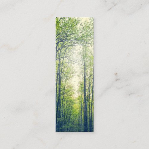 Mystical forest mini business card