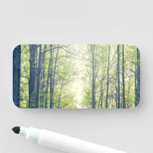 Mystical forest name tag