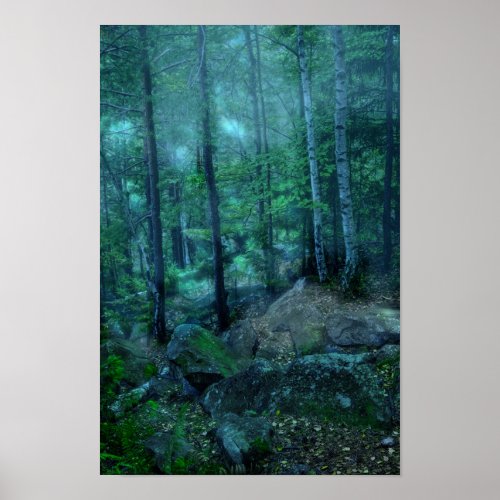 Mystical forest poster