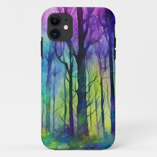 Mystical Forest Tranquility iPhone Case