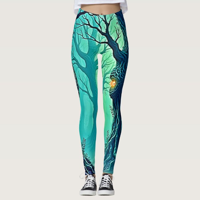 Mystical Forest Watchers Leggings (Front)