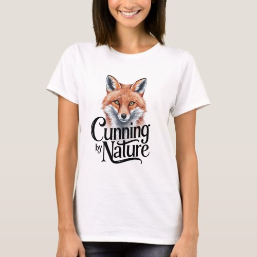 Mystical Fox Cunning by Nature T_Shirt