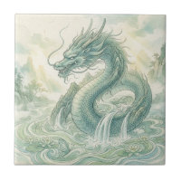 Mystical Fox Dragon Watercolor Art (2)