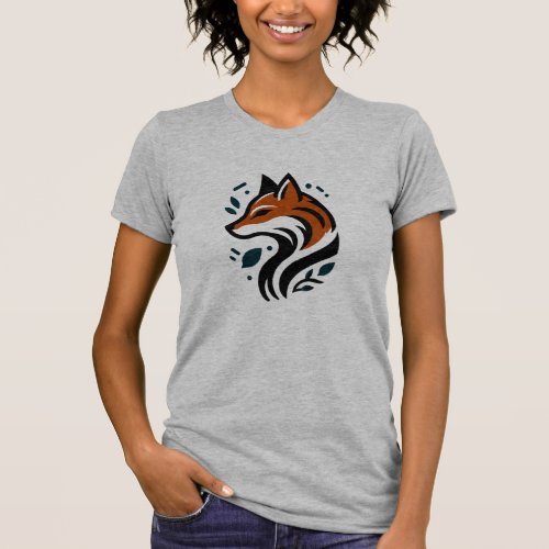 Mystical Fox Womens T_Shirt