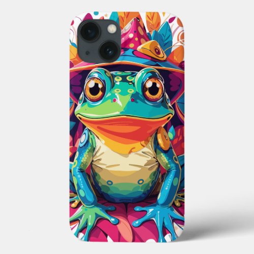 Mystical Frog Witch iPhone 13 Case