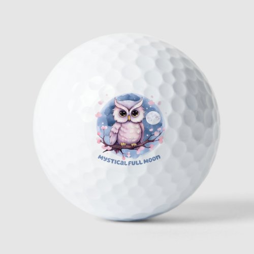 Mystical Full Moon Golf Balls