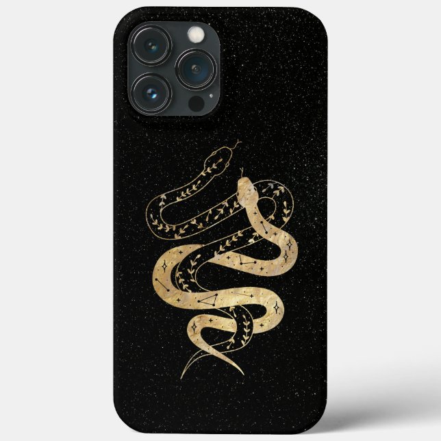 Mystical Gold and Black Snakes  Case-Mate iPhone Case (Back)