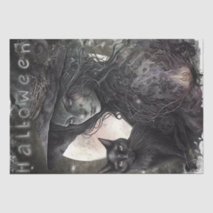 Mystical Gothic Witch Tissue Paper