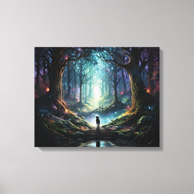 "Mystical Great Dane" Canvas Print (Front)