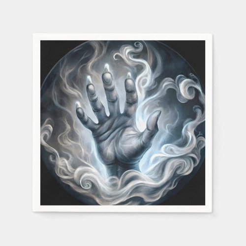 Mystical Hand Design Napkins
