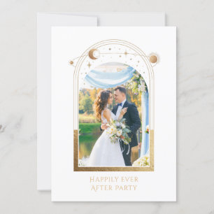 Mystical Happily Ever After Wedding Reception Invitation