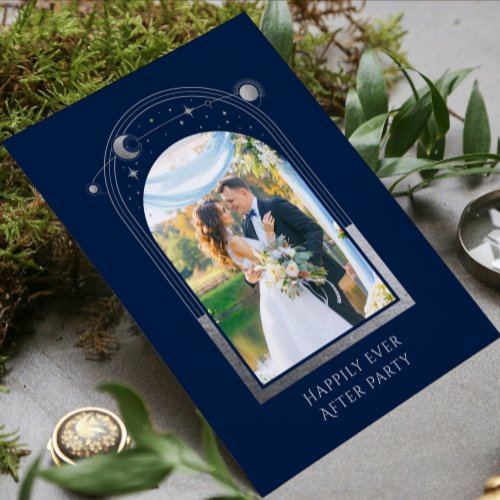 Mystical Happily Ever After Wedding Reception Invitation