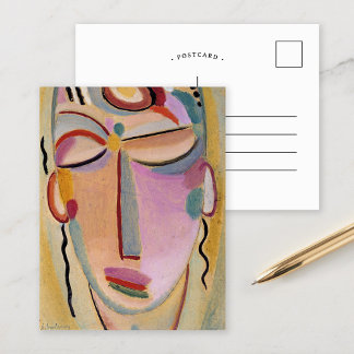 Mystical Head, Meditation | von Jawlensky Postcard