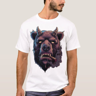 Mystical Horned Bear T-Shirt 