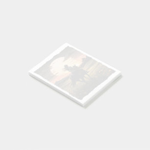 Mystical Horse & Sunset Design Post-it Notes