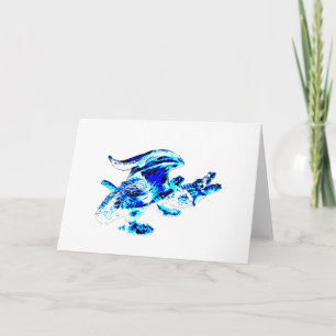 Mystical Ice Dragon Magical Mythical Creature Art Card