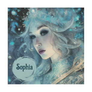 Mystical Ice Queen - Fantasy Winter Goddess Art