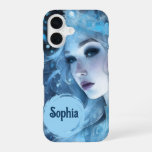 Mystical Ice Queen - Fantasy Winter Goddess Art iPhone 16 Case
