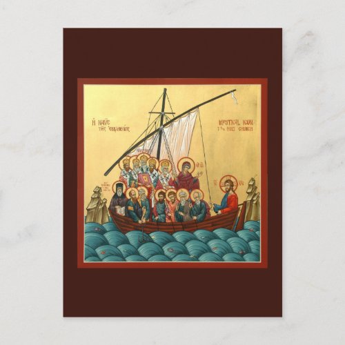 Mystical Icon of the Holy Church Prayer Card