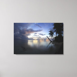 Mystical Island Sphere Canvas Print