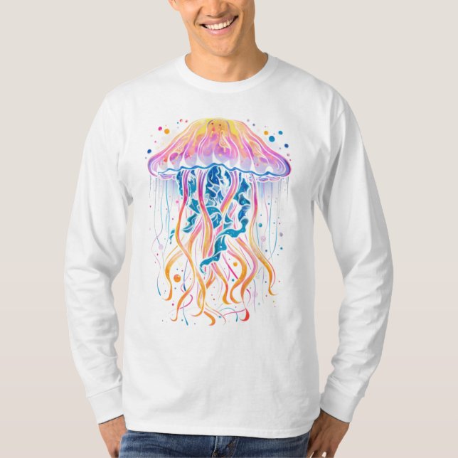 Mystical Jellyfish Glow T-Shirt (Front)