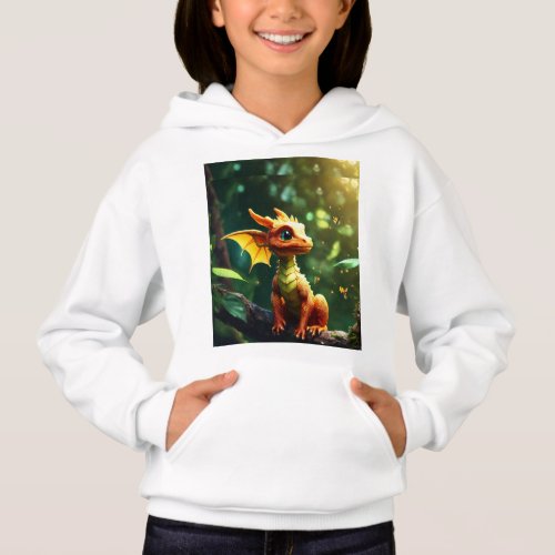 Mystical Jungle Baby Dragon T_Shirt Hoodie