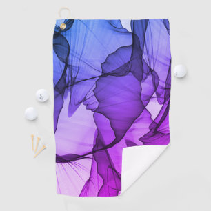 Mystical Layer of Plum Golf Towel