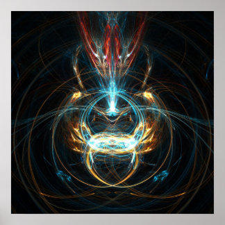 Mystical light - Poster