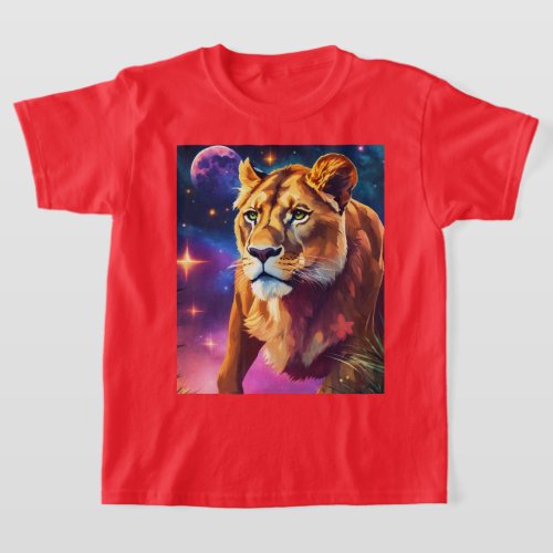 Mystical Lioness Guardian of Magic T_Shirt