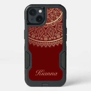 Mystical Lotus Mandala Personalized iPhone 13 Case