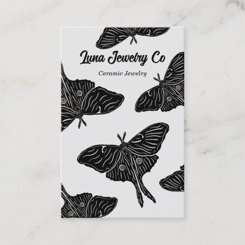 Mystical Luna Moth Business Card