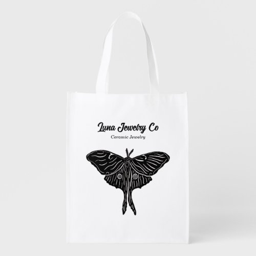 Mystical Luna Moth Business  Grocery Bag