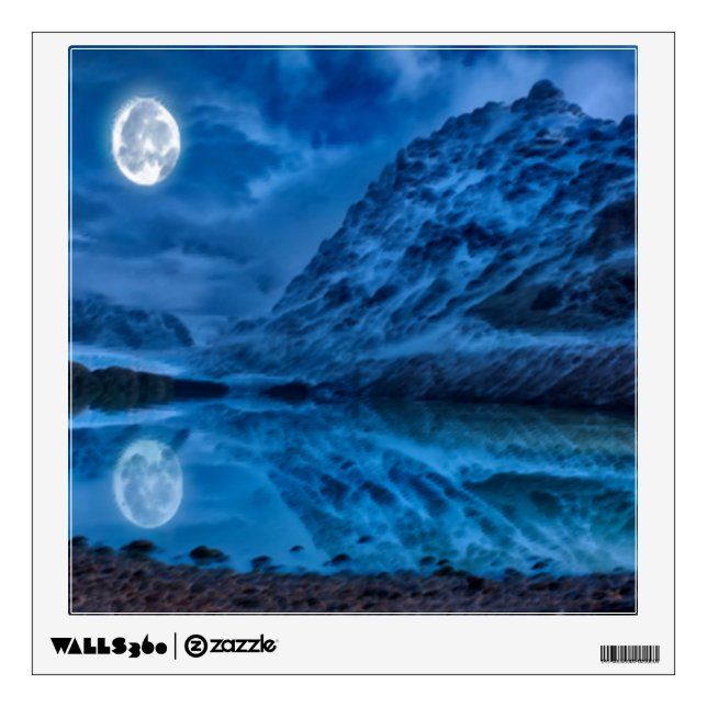 Mystical Lunar Midnight Wall Decal (Front)