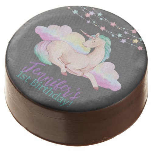 Mystical Magic Unicorn Theme Birthday Party Chocolate Covered Oreo