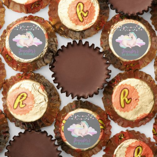 Mystical Magic Unicorn Theme Birthday Party Reeses Peanut Butter Cups