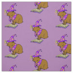 Mystical &amp; Magical Capybara Wizard Fabric