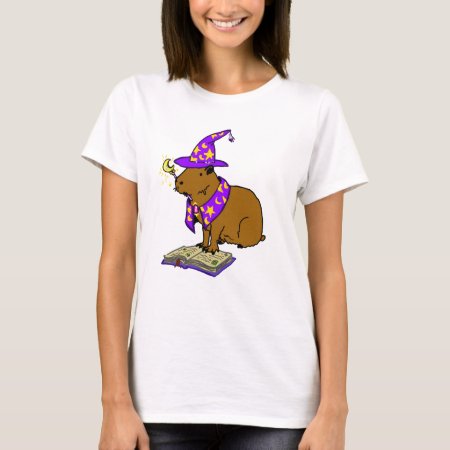 Mystical & Magical Capybara Wizard T-shirt