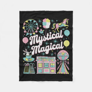 Mystical Magical Retro Aesthetic Space Gift Men Wo Fleece Blanket