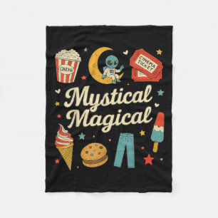 Mystical Magical Retro Aesthetic Space Gifts Men W Fleece Blanket