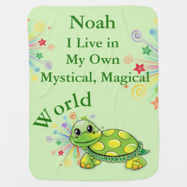 Mystical Magical World Personalized Baby Blanket